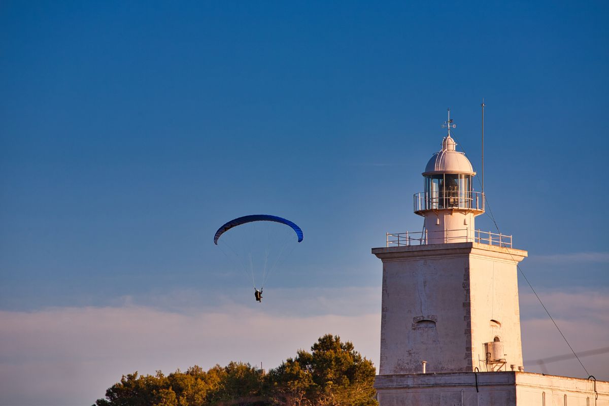 Atardecer desde el faro de Santa Pola