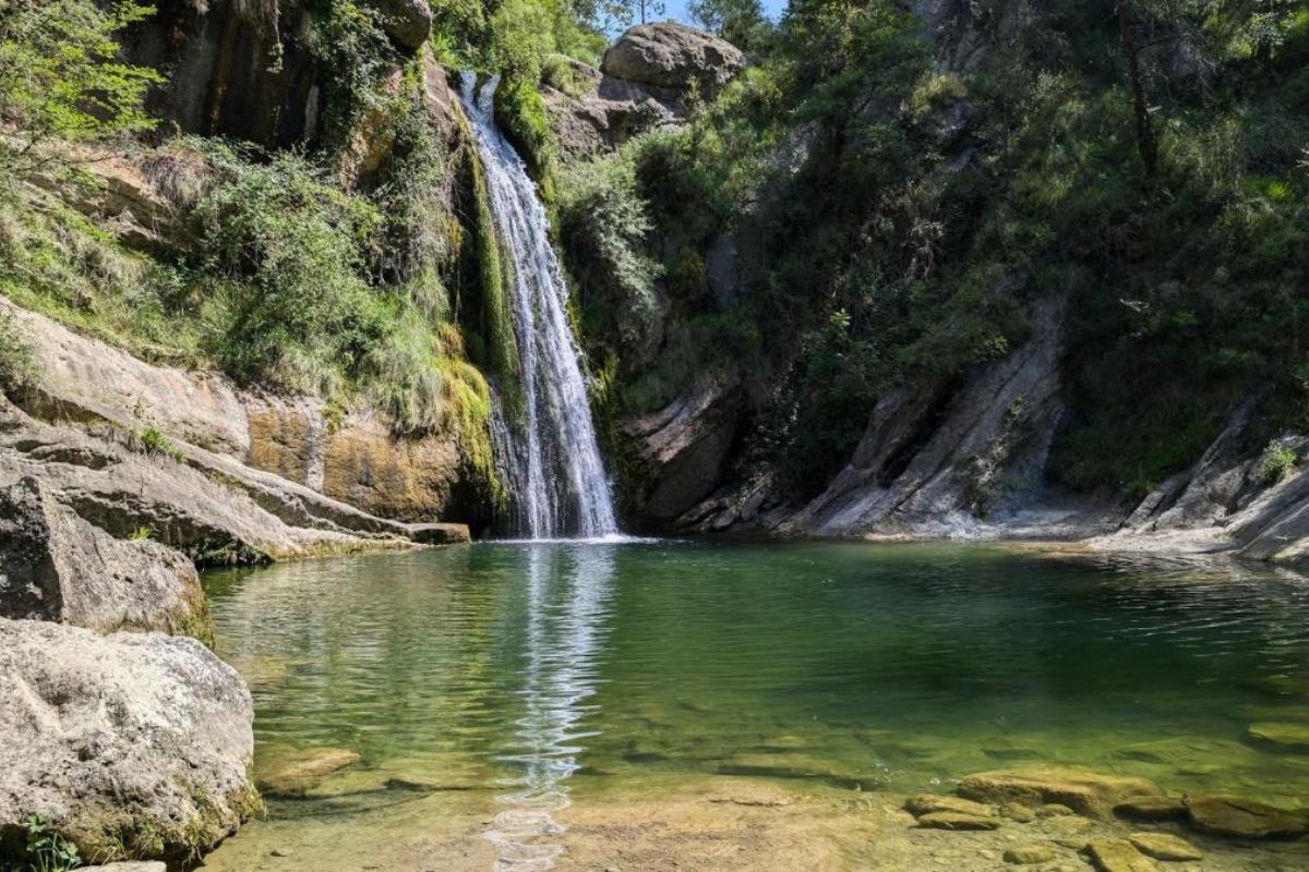 Salt de Bolulla en la provincia de Alicante